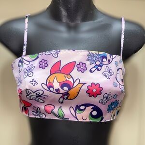 Dolls Kill x The Powerpuff Girls Collection Satin Top size XS